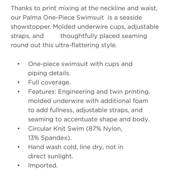 Lilly Pulitzer Palma one piece swimsuit - Picture 9 of 12